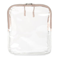 Clear Toiletry Bag Portable Transparent Makeup Pouch Easy to Spotless Transparent Makeup Bag for Women