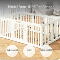 Adjustable HDPE Pet Fence Panel for Small Dogs Indoor