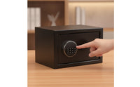 Compact Safe with Electronic Keypad Digital Electronic Safe Small Security Box Strong for Hotel, Wardrobe