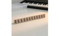 Electronic Rubber Key Touch Strip Beige Silicone Conductive Strip Fixes Dead Notes Note Sensor Membrane