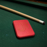 Textured Cue Tip Repair Tool Four-Sided Cue Tip Grinder Rectangular Abrasive Grinding Plate Rounded Corners