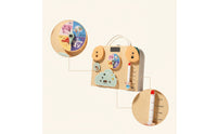 Travel Calendar Board with Accessories Portable Weather Board with Slider Educational Toy Interactive for Preschoolers, Kids, Toddlers, Home, Classroom