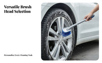 Dense Bristles Wheel Cleaning Brush Sturdy Rim Cleaning Brush Flexible Car Care Easy to Clean