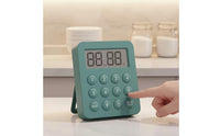 Count Increase & Decrease Function Digital Study Timer Multiple Placement Options Study Timer Tabletop Stand Easy to Use for Students, Kids, Studying, Baking, Cooking, Classroom