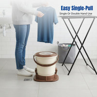 Manual Clothes Dehydrator, Portable Spin Dryer, Dorm, Student, Home, No Electricity, Compact Dehydration Bin, Outdoor