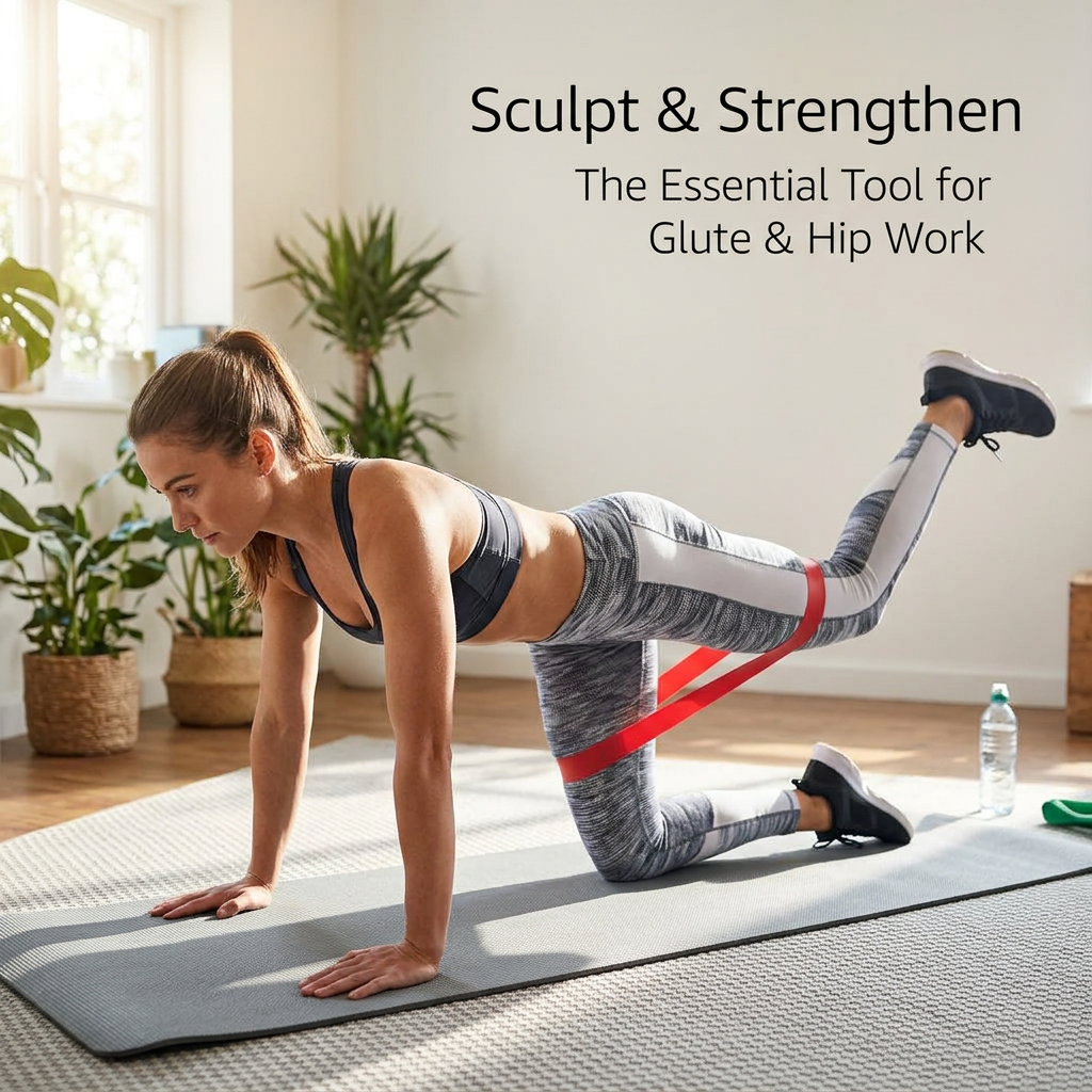 Resistance Bands Set for Strength Training, Exercise Bands with Resistance Levels, Workout Bands for Home, Glute Bands for Women, TPE Material