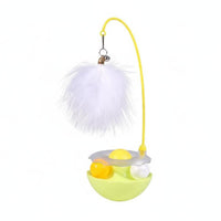 Includes Catnip and Bell Tumbler Cat Toy Won't Tip Over Self-Righting Cat Toy Boredom Reliever Pet Supplies Unpredictable Motion for Kittens, Indoor