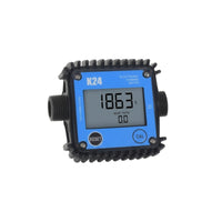 Digital Impeller Stream Meter with Digital Screen Display Threaded Liquid Stream Meter Compact for Technicians