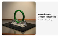 Bangle Display Stand Stable Base Acrylic Bracelet Display Stand Transparent Bangle Rack Elegant & Modern Look for Photographers