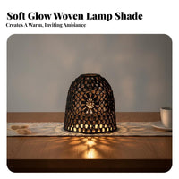 Woven Rope Lampshade Aesthetic Woven Lamp Shade Creative Design Bohemian Pendant Light Shade for Homestay Owners, Hotel Decorators