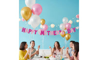 Easy to Hang Joyful Mother's Day Banner DIY Assembly Mother's Day Glitter Garland Premium Cardstock Glitter Letter Garland