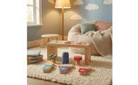 Tool Table Toy Geometric Blocks Children's Playset Hand-Eye Coordination