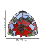 Stained Glass Lamp Shade Handcrafted Lighting Decorative for Home Stylists, Living Room