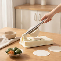 Pastry Press with Handle Hand-Operated Pastry Press Tool Flat-Base for Meal Prep