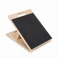 Natural Wood Finish Slant Board Sturdy Wooden Slant Board Stable Design Wooden Incline
