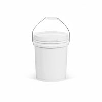 PP Bucket  Reinforced Bucket with Handle and Lid Pail with Lid for Workshop