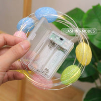 Easter Egg Battery Operated LED Egg Lights Multi-Color Holiday Lighting for Families, Party Hosts, Bedroom, Garden, Wall Decoraterate R