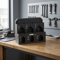 Wall-Mounted Storage Rack Easy to Install Bike Tool Holder Wall Rack with Mounting Brackets Space-Saving Bike Hanger Compact