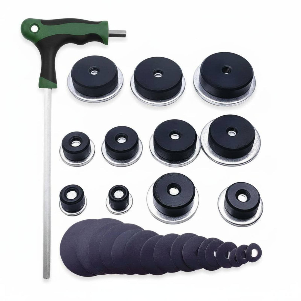 Saxophone Tone Hole Multiple-Piece Set Saxophone Pad Seat Tool Airtightness Recovery Sax Neck Repair Tool for Professionals
