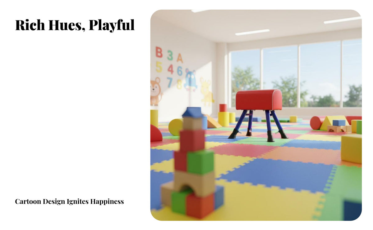 Soft and Safe Stackable Foam jumping platform Multi-Functional children's Fitness apparatus Colorful Design Gymnastics instructor for Preschoolers, Early Childhood Educators, Parents, Kindergartens, stimulatory Rooms, Home Playrooms, fitness centers