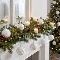 Decorative Baubles Set Shatterproof Hanging Decorations Glittery Tree Ornaments for Easter Spring Wedding Party Decor