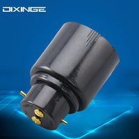 B22 to E27 Lamp Holder Converter, Fire Retardant PBT Plastic Bayonet to Screw Base Adapter