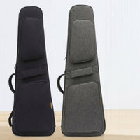 Electric Guitar Gig Bag Backpack Style Electric Guitar Case with Neck Pillow Adjustable for Students, Rehearsals