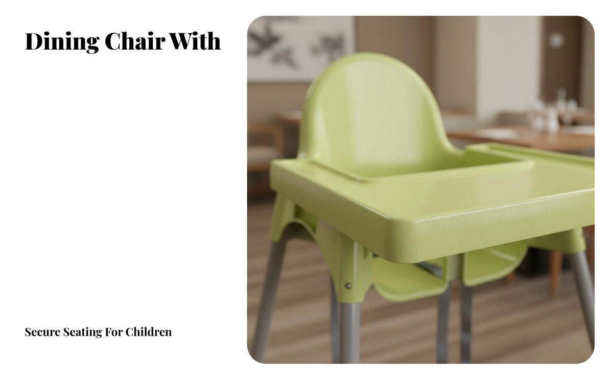 Easy to Clean Stackable Restaurant High Chair Anti-Tipping Design Stackable Baby Chair Stable Structure Toddler Feeding Seat Installation-No Assembly for Babies, Toddlers, Parents, Hotel, Cafe, Mealtime, Kitchen