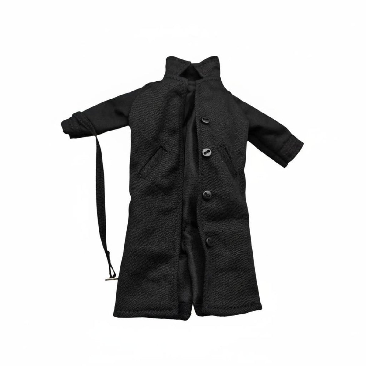 1/12 Scale Trench Coat Poseable with Internal Wire Miniature Duster British Style Poseable Doll Jacket for Collectors