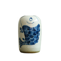 Jingdezhen Hand-Painted Blue and White Porcelain Decorative Vase for Home Decor