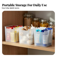 Fridge Door Organizer Bin Tidy Kitchen Solution for Apartments
