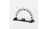 Foldable Optical Reflection and Refraction Demonstrator Graduated Light Reflection and Refraction Demonstrator Visible Optical Experiment Apparatus Portable for Teachers, Students, Schools, Classroom, Science Class