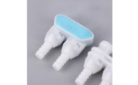 Double-Ended CPC Quick Connector Leak-Unobstructed Quick Disconnect Coupling Compact Inline Hose Connector Rigid for DIYers, Hobbyists, Liquid Transfer, Workshop