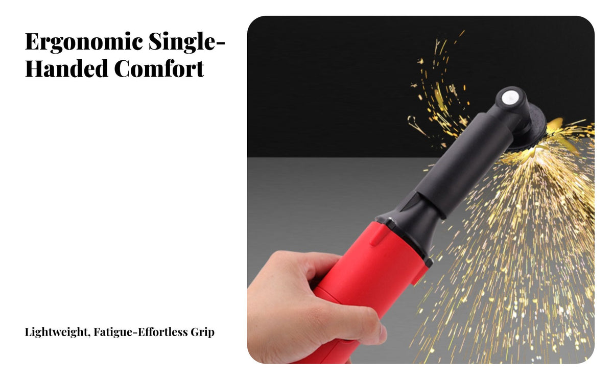Electric Gr from Removal Tool 6-Speed Adjustable 90-Degree Angle Grinder Right-Angle Die Grinder Multi-Functional for Deburring