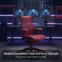 Extended Wear Comfort Highspine Mesh Task Chair 360-Degree rotate Highspine Mesh Rolling Chair Reclining Function Computer Seat sturdyDuty for Students, Gaming Setup