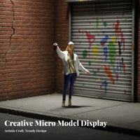 Tiny People Miniature Scene Figure Collectible Tiny Human Model Car Scene Person High Intricacy 1:64 Scale People Figure