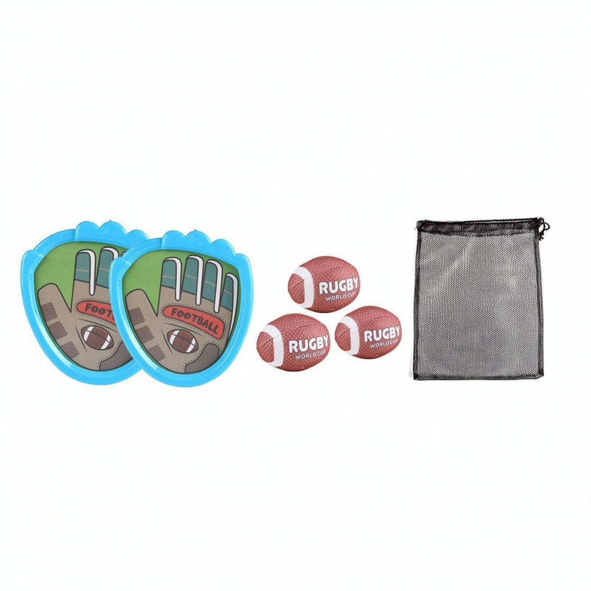 Active Catch Ball Game with Storage Bag Compact Toss and Catch Ball Game Set Classic Repeated Use for Toddlers, Park