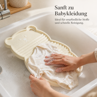 Bear Laundry Scrub Board for Home Use, Non-Slip Thickened Plastic