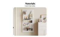 Space-Saving Pegboard Panel Customizable Layout Pegboard Organizer Kit Attractive Surface Household Storage Multi-Functional for DIY Enthusiasts, Homeowners, Entryway, Bedroom, Kitchen, Craft Room