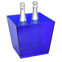 10L Square LED Luminous Ice Bucket Rechargeable Champagne Beer Cooler