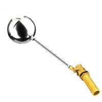 Threaded Inlet Stainless Steel Float Valve Polished Metal Float Ball Valve Compact