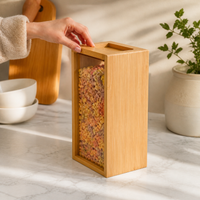 Wooden Multi-functional Storage Rack for Home Organization