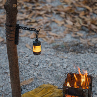 Fold-out Light Stand with Cords Lightweight Camping Light Stand Easy to Carry Hardware Sturdy for Campsite