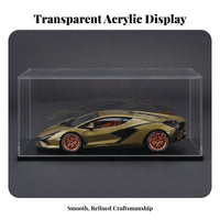 Acrylic Display Case Dust-Resistant Transparent Showcase Car Showcase Scratch-Resistant Transparent Showcase Model Enclosure for Collectors