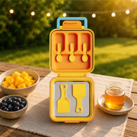 Manual Chilled Dessert Form Embossed Lettering 3 Cavity Dessert Form Raised Geometric Shapes