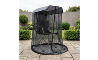 Fine Mesh Bug Net Tent Translucent Hanging Chair Net Zippered Bug Screen Lightweight