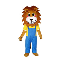 Lion Character Costume Cushioned Material Full Body Lion Outfit Eye Catching Event Attire for Parties