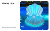 Inflatable Seashell Seat Princess Theme Party Decoration Multi-Purpose for Girls