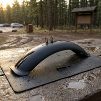 Black Wide Tire Bike Fenders Easy to Install Front Mudguard Sturdy Front Mudguard Lightweight for Cyclists, Wet Weather
