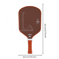 Rounded Rectangular Pickleball Paddle with Perimeter Guard Non-Slip Textured Pickleball Paddle